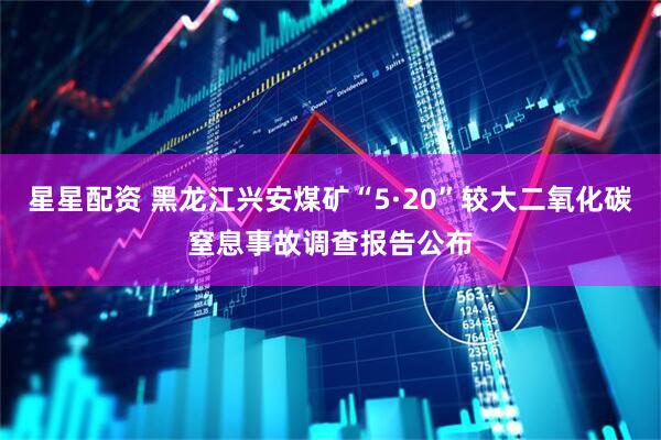 星星配资 黑龙江兴安煤矿“5·20”较大二氧化碳窒息事故调查报告公布