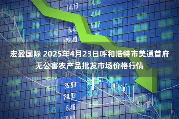 宏盈国际 2025年4月23日呼和浩特市美通首府无公害农产品批发市场价格行情