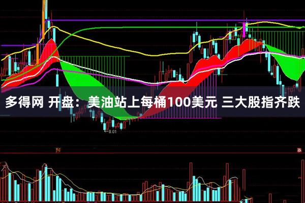 多得网 开盘：美油站上每桶100美元 三大股指齐跌